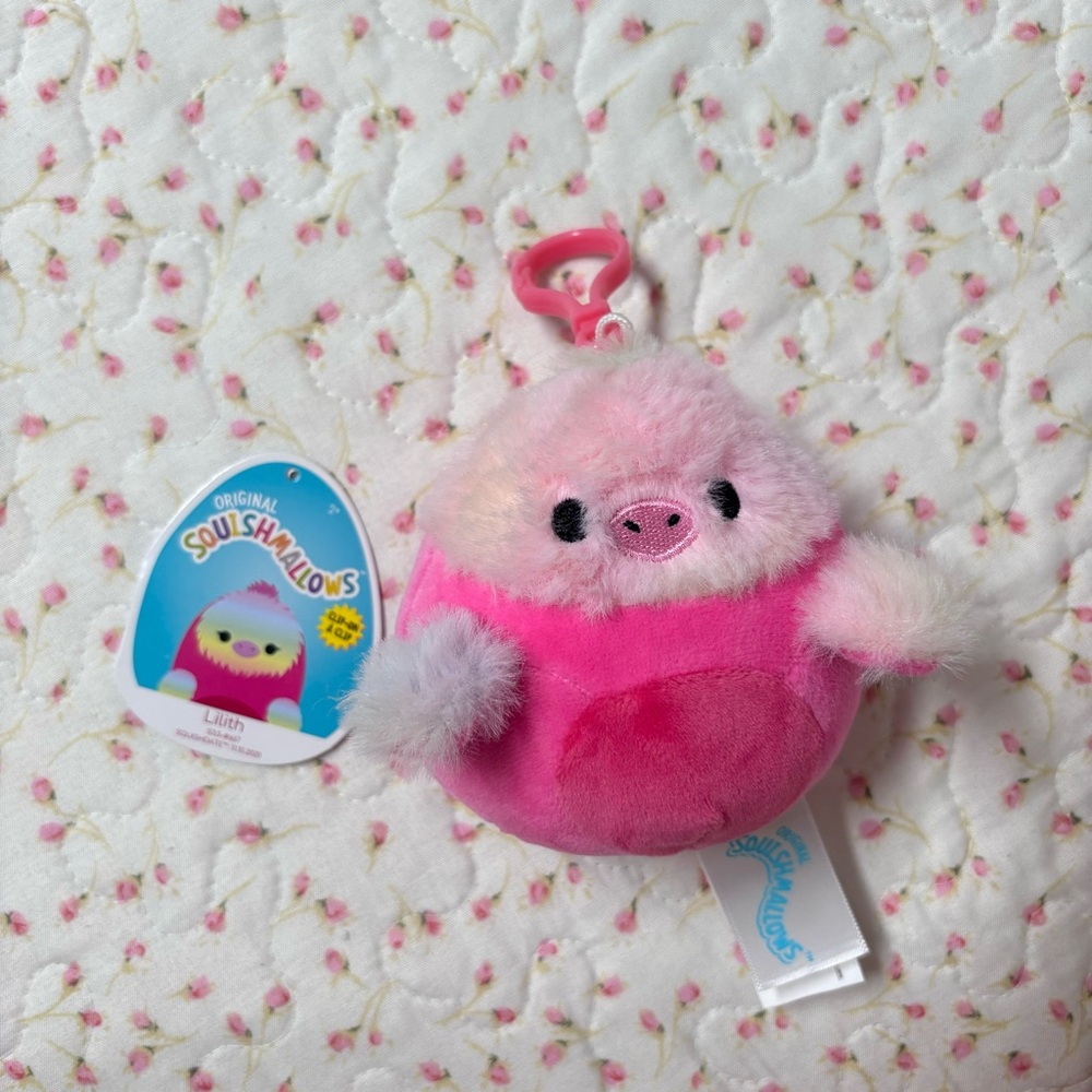 Squishmallow Lilth Clip 3.5" BNWT